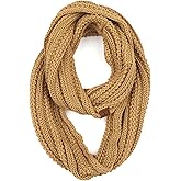 C.C CC Winter Soft Matching Unisex Chunky Knit Cowl Loop Infinity Scarf