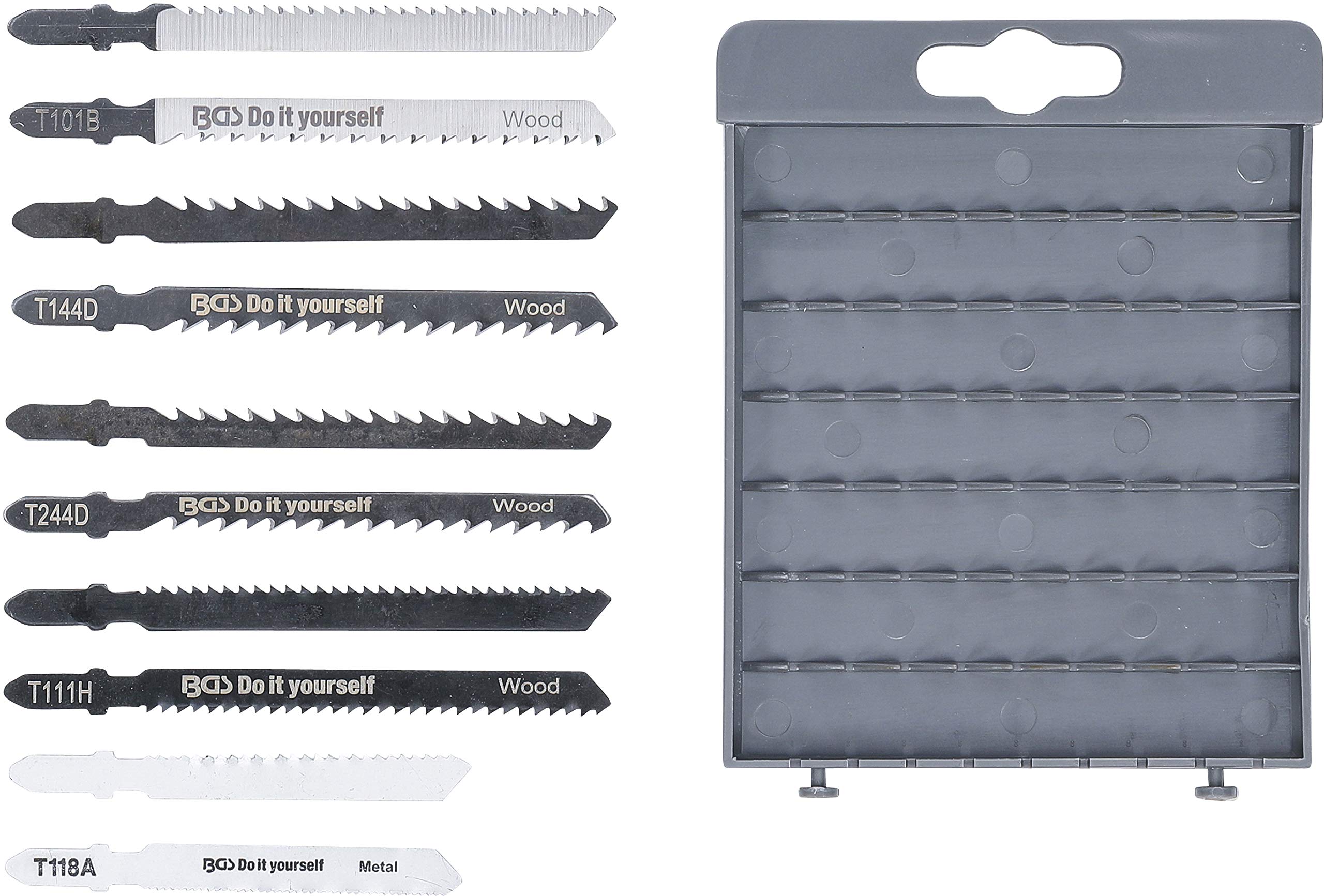 BGS Diy 50355 | Jig Saw Blade Set | 10 pcs.