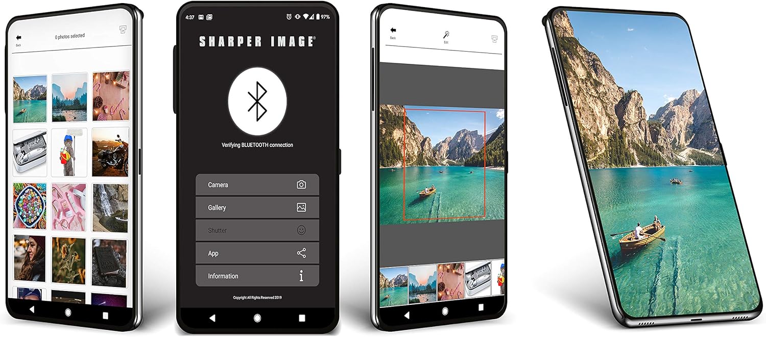 sharper image smartphone photo printer app