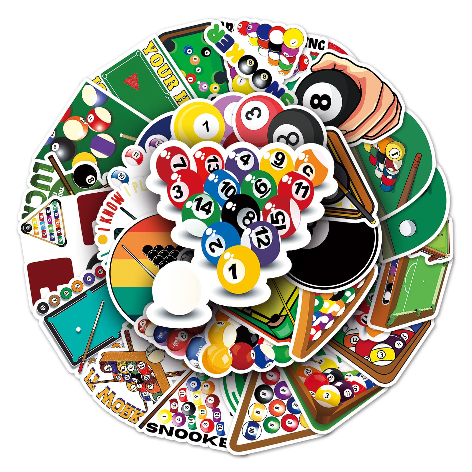 Vinyl Stickers 50 Pcs Sports Luggage Stickers Table Tennis Stickers Graffiti Stickers Waterproof Scooter Computer Tablet Bags Decorations