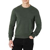 Amazon Essentials Men's Cable Knit Long-Sleeve Crewneck Sweater, 100% Cotton, Big &amp; Tall Options Available