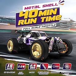 DEERC RC Car W/Metal Shell, Remote Control Monster