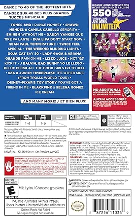 Amazon Com Just Dance 21 Nintendo Switch Standard Edition Ubisoft Video Games