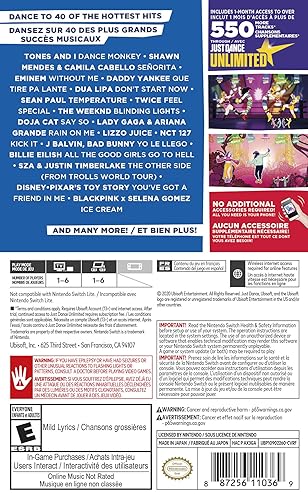 Amazon Com Just Dance 21 Nintendo Switch Standard Edition Ubisoft Video Games