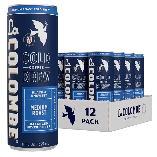 LA COLOMBE COFFEE, COLD BREW BLACK, UNSWEETENED, 11...