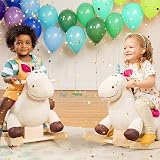 B. toys Unicorn Rocker Dilly Dally Wooden Ride On Toddler Toy 18+ Months view 8