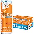 Red Bull Amber Edition Sugar Free Energy Drink, Strawberry Apricot, with 114mg Caffeine plus Taurine & B Vitamins, 12 Fl Oz, 6 Packs of 4 Cans (Pack of 24)