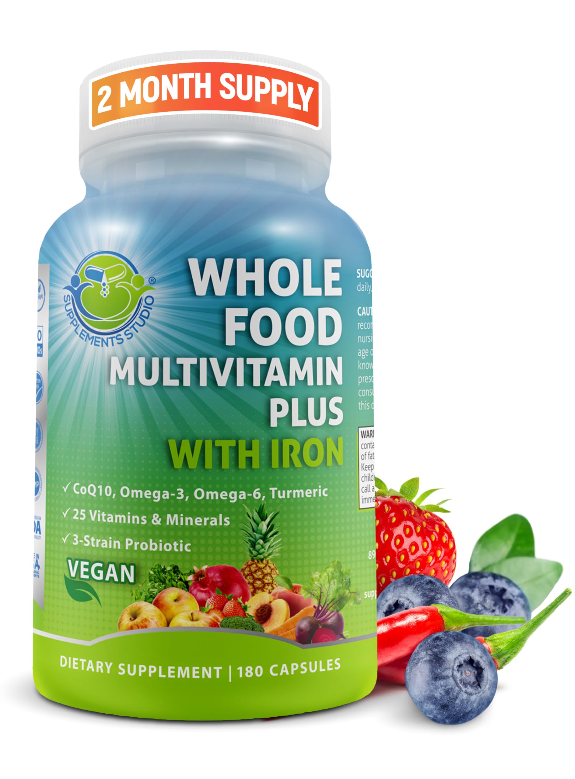 Whole Food Multivitamin Plus with Iron