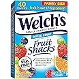 Welch’s Fruit Snacks, Mixed Fruit, Gluten Free, Bulk Pack, 0.9 oz Individual Single Serve Bags (Pack of 40)(#One Pack)
