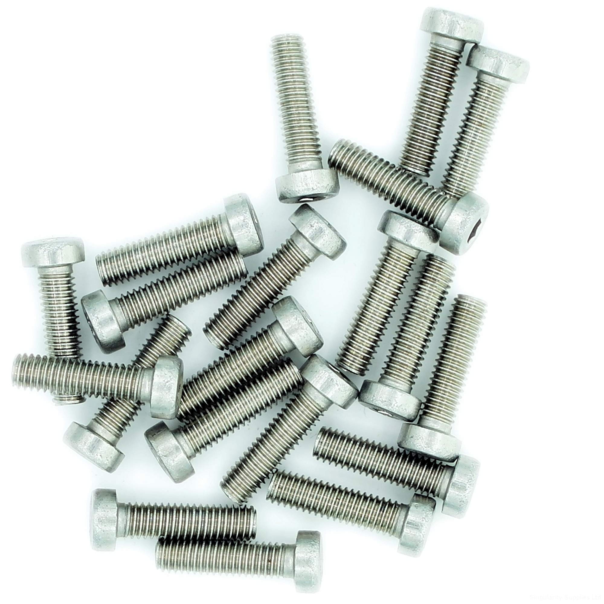 M5 (5mm x 14mm) Hex Socket Cap Screw (Bolt) (Low Head) - Stainless Steel (A2) (Pack of 20)