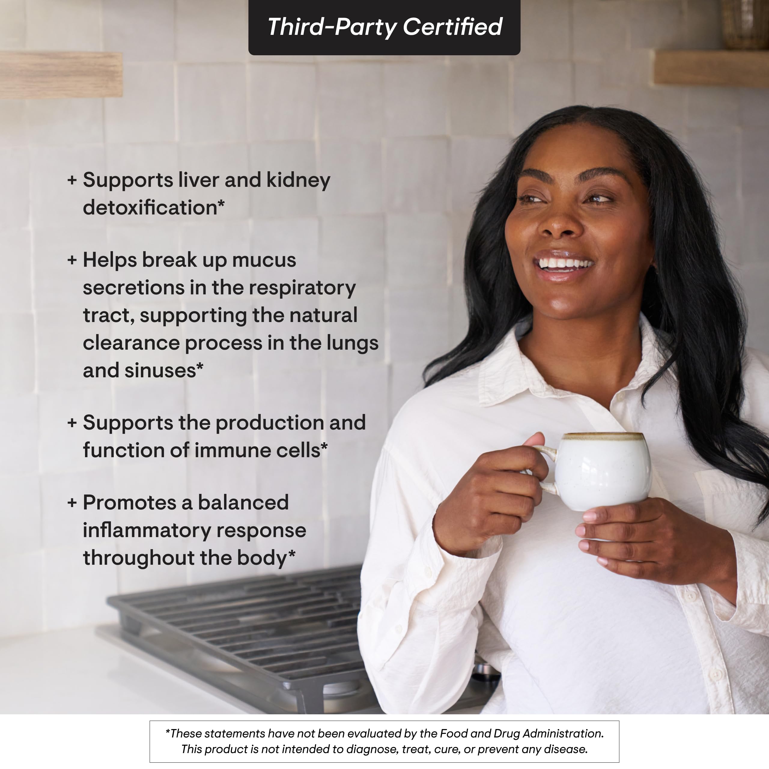 THORNE - NAC - N-Acetylcysteine - 500mg - Supports Respiratory Health & Immune Function - Promotes Liver & Kidney Detox* - Gluten, Dairy & Soy-Free - 90 Servings