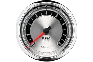 Auto Meter 1298 American Muscle 3-3/8" 8000 RPM In-Dash Tachometer Gauge