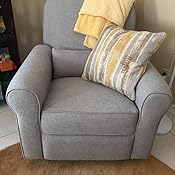 davinci ruby recliner and glider in dark grey