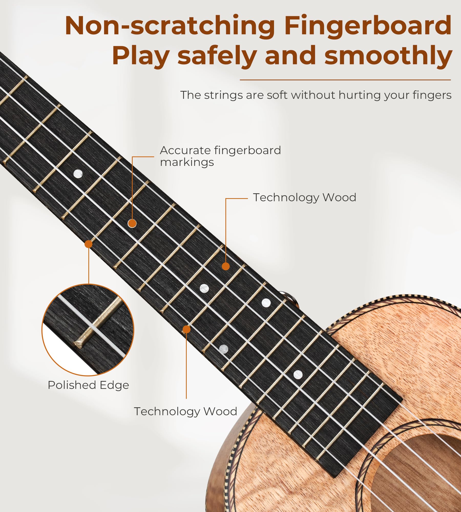 21 inch ukelele sopraan beginners ukelele gitaar u