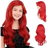 Onedor HairWiz Women's Curly Synthetic Wavy Hair Cosplay Wigs (Memaid (Style 2))