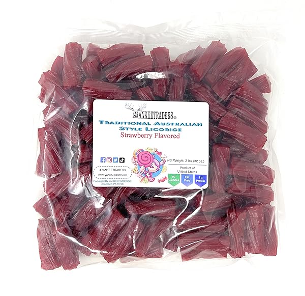 TRADITIONAL AUSTRALIAN LIQOURICE RED, LICORICE, 32 OZ