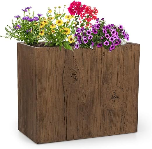 Blumfeldt Timberflor - Maceta para Plantas, Tiesto, Fácil de ...
