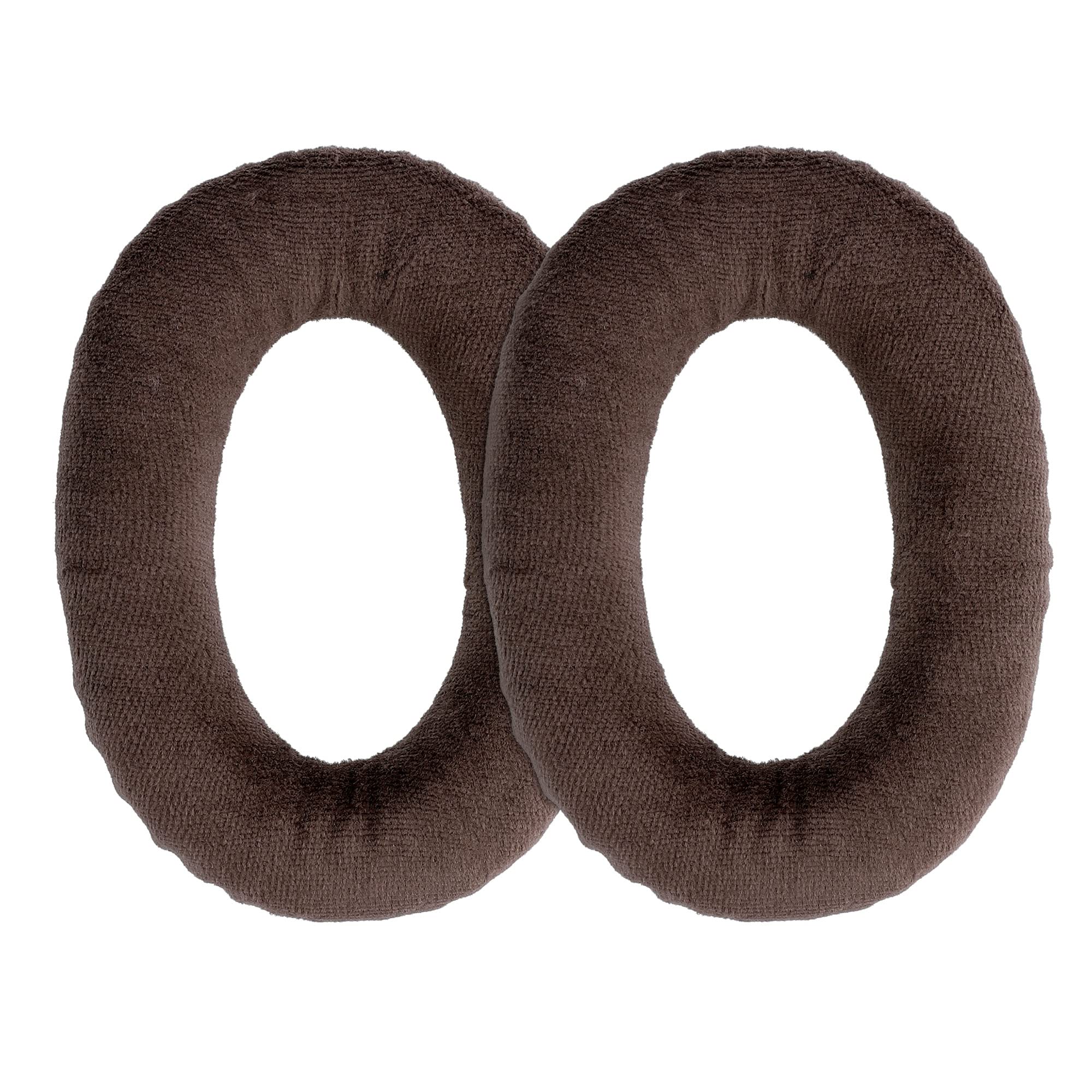 kwmobile 2x Velour Headphone EarpPads for Sennheiser HD 559/569 / 599 Replacement Ear Pads - Headphone Ear Covers - Brown