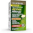 GoodSense All Day Allergy Relief, Cetirizine Hydrochloride Capsules 10 mg (Pack of 1, 25 Count Total)