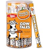 Goetze's Pumpkin Pie Cow Tales Caramel Candy, 2.25 lb. 36ct Canister | Limited-Time Fall Flavor, Perfect for Pumpkin Spice Lovers