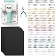 We R Memory Keepers Mini Cinch Bundle Includes Book Binding Machine, 16 Wires, Wire Cutters, and Six Black Bookboards, Easy to Use Design, Ruler, Wire or Spiral Coils, DIY Books, Notebooks, Calendars