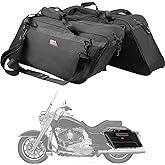 KEMIMOTO Saddlebag Liners 1 Pair Motorcycle Saddle Liner Bag 32L | Hard Saddle Insert Travel Storage Bag Compatible with Touring Street Glide Road Glide Road King 1993-2023 1700 Royal Star