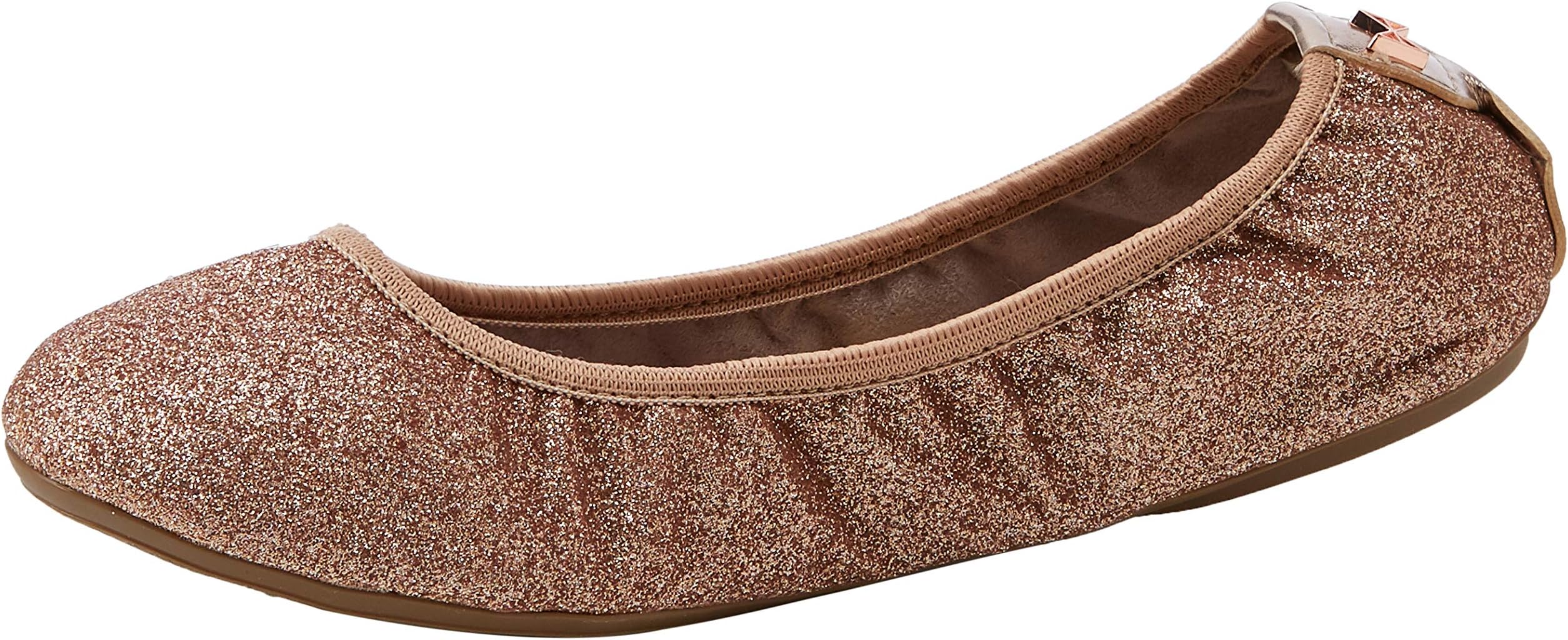 Women's Sophia Glitter Closed Toe Ballet Flats