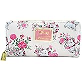 Loungefly x Disney Marie Floral AOP Faux Leather Wallet (Multi, One Size)