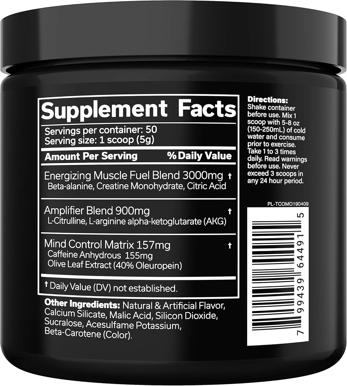 JNX Sports The Curse! Pre Workout Supplement - Intense Energy & Focus, Instant Strength Gains, Enhanced Blood Flow - Nitric Oxide Booster with Creatine & Caffeine - Men & Women | Orange Mango | 50 Srv: Health & Personal Care