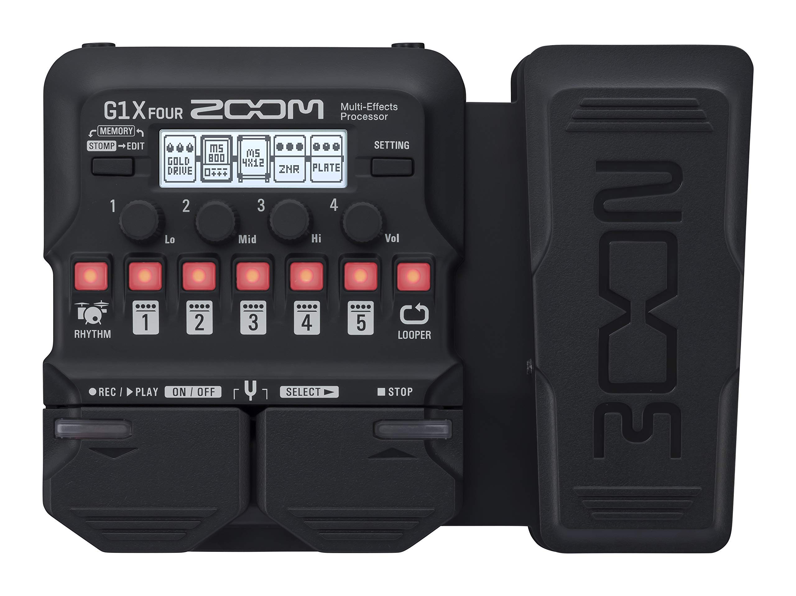 Zoom Bass Amplifier Stack (G1X Four Guitar Effects Processor with B) (Renewed)