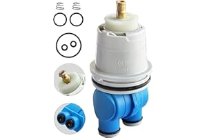 QLXAQLX 1 Pack RP19804 Pressure Blance Shower Cartridge Assembly Replacement for Delta 1300/1400 Series Tub and Shower, Fits Delta Select Monitor Valves (1993~2007) blue（Only 1 PS）