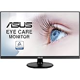 ASUS 27” 1080P Monitor (VA27DQ) - Full HD, IPS, 75Hz, Speakers, Adaptive-sync/FreeSync™, Low Blue Light, Flicker Free, VESA M
