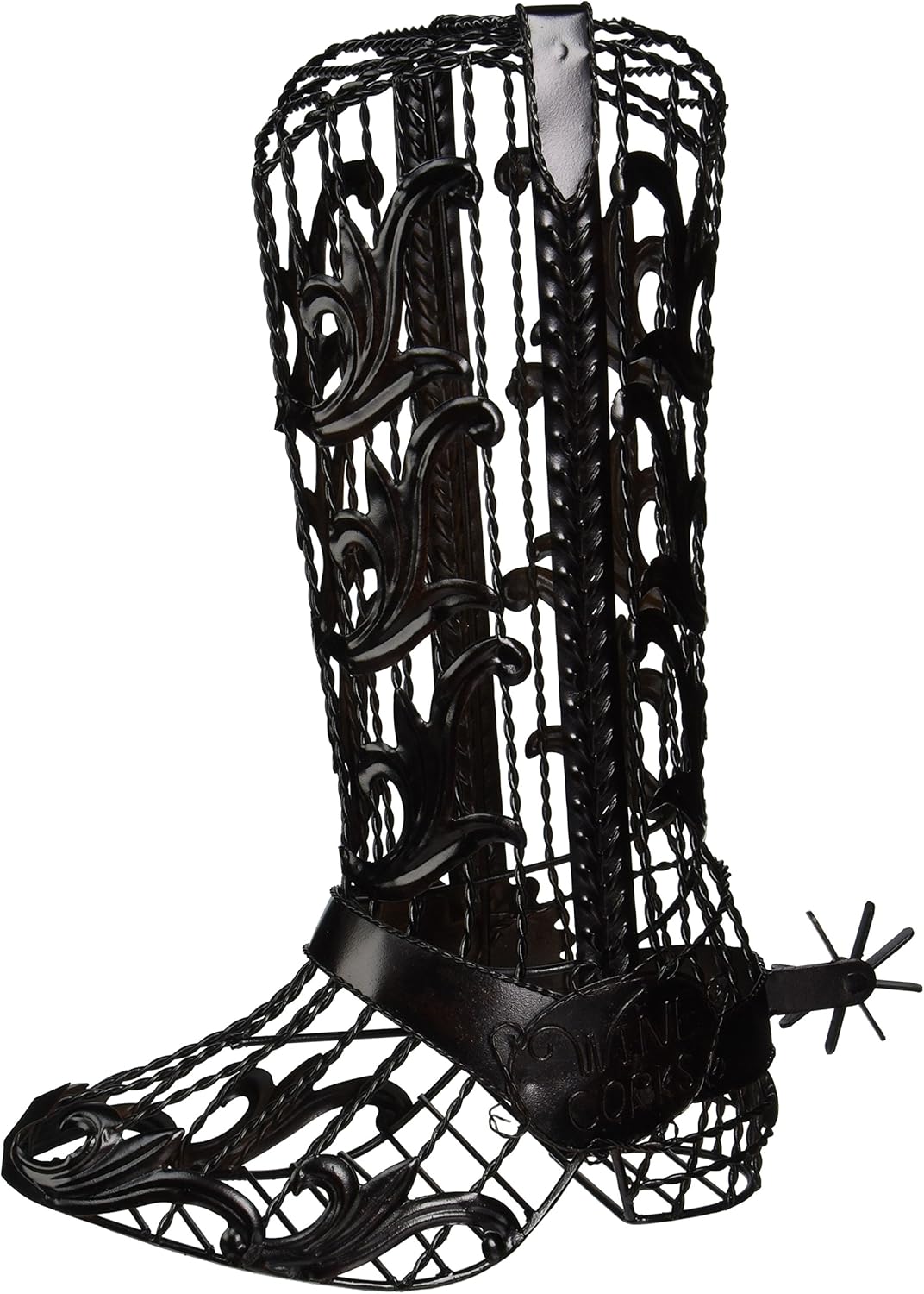 decorative western boot racks on Amazon Com Epic Products Cork Cage Cowboy Boot 15 5 Inch Cork Holder Boot Kitchen Dining