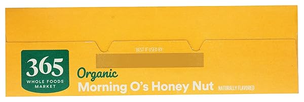 365 BY WHOLE FOODS MARKET, ORGANIC HONEY AND NUT MORNING O’S CEREAL, 12.2 OUNCE