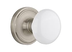 Nostalgic Warehouse Classic Rosette White Porcelain