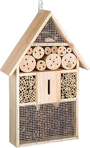 TecTake Casa para insectos mariquitas hotel madera incubadora caseta de