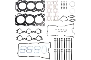 JAVOUKA Head Gasket Set with Head Bolts Kit fits for Nissan Frontier/Pathfinder/Xterra/Nv 1500/2500/3500, fits for Suzuki Equator 4.0L DOHC VQ40DE 2005-2020 Head Gasket Kit OE#HS26370PT, ES72900