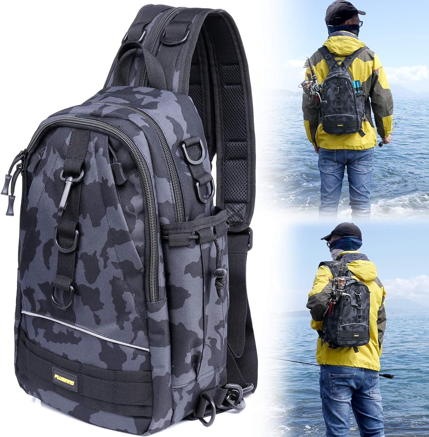 backpack fishing rod