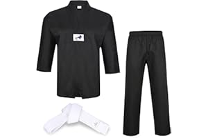 Ultimate Knockout Taekwondo Uniform V-Neck Pull Over with Free Belt for Martial Arts Training MMA Competition