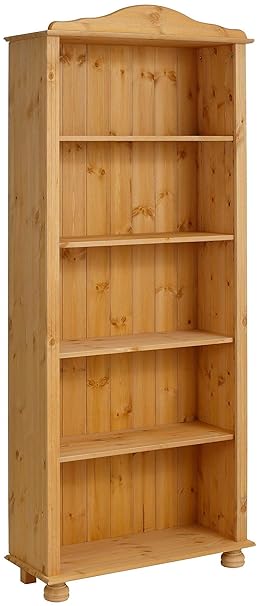 Loft24 J'Adore Regal Bücherregal Standregal Holzregal Aktenregal Landhausstil Kiefer Massivholz (gebeizt geölt)