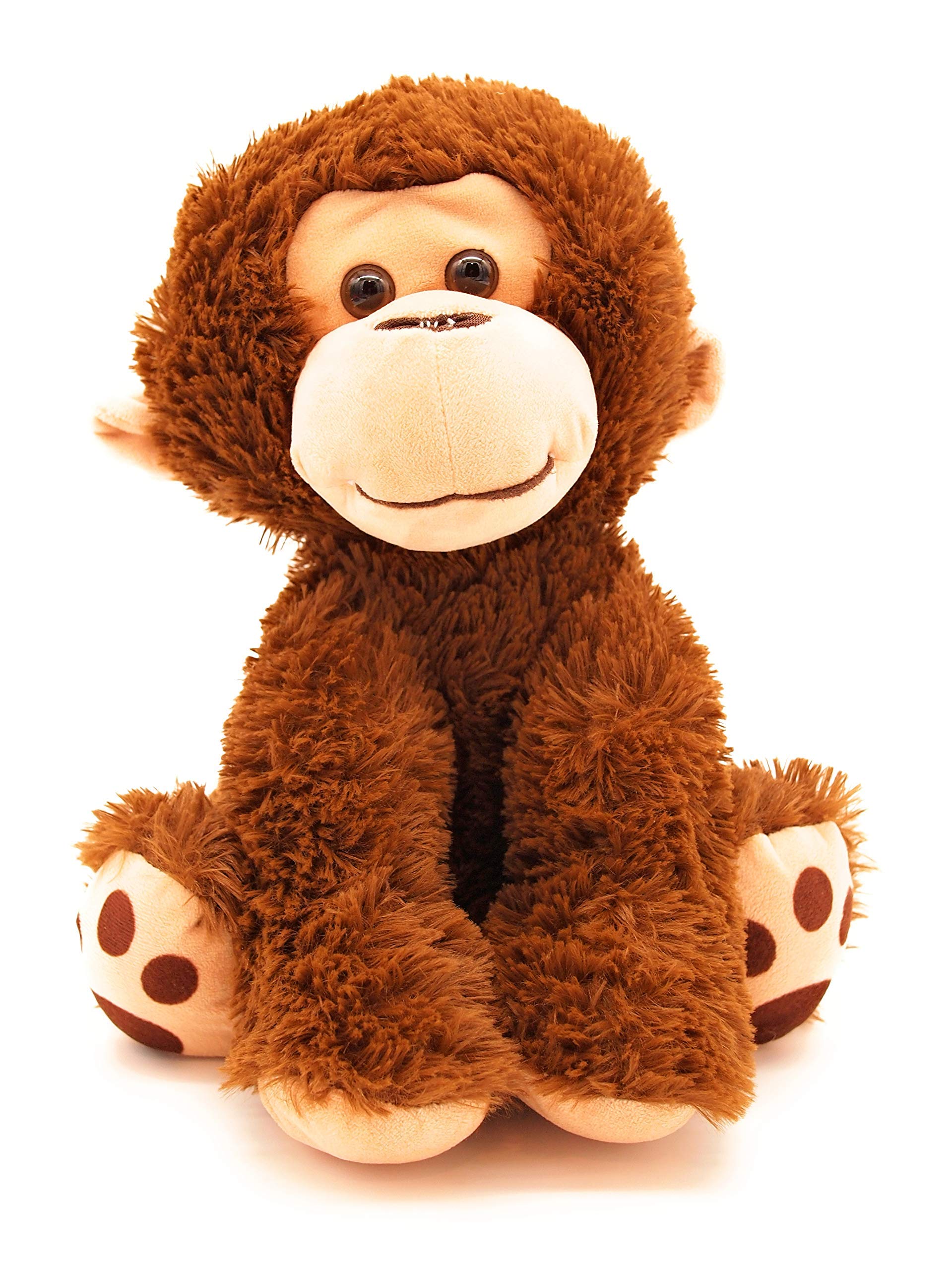EUGENE & CO. Mokey Plush | Monkey Soft Plush | 30cm (11.8inch) Soft Stuffed Bear Plush Toy (Monkey)