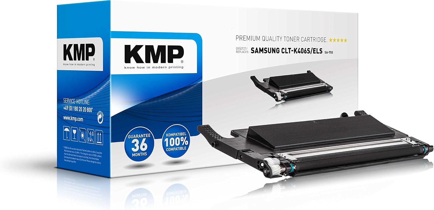 KMP SA-T53 - Black - Toner Cartridge (Equivalent to: Samsung CLT-K406S/ELS)
