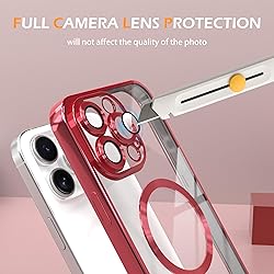 IAIYOXI Magnetic Clear Case for iPhone 15 Pro with