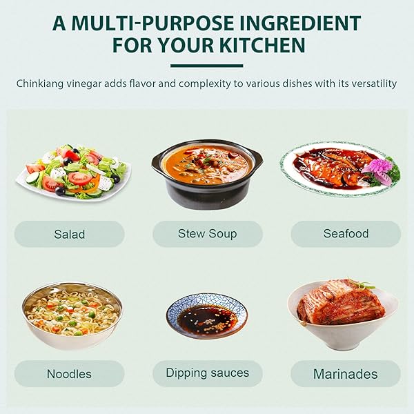 SOEOS CHINKIANG VINEGAR, 18.6 FL OZ (550ML), CHINESE BLACK , TRADITIONAL , ORGANIC , ZHENJIANG XIANGCU, BLACK RICE VINEGAR | CONDIMENT FOR COOKING NOODLES, BRAISED MEAT, COLD APPETIZERS