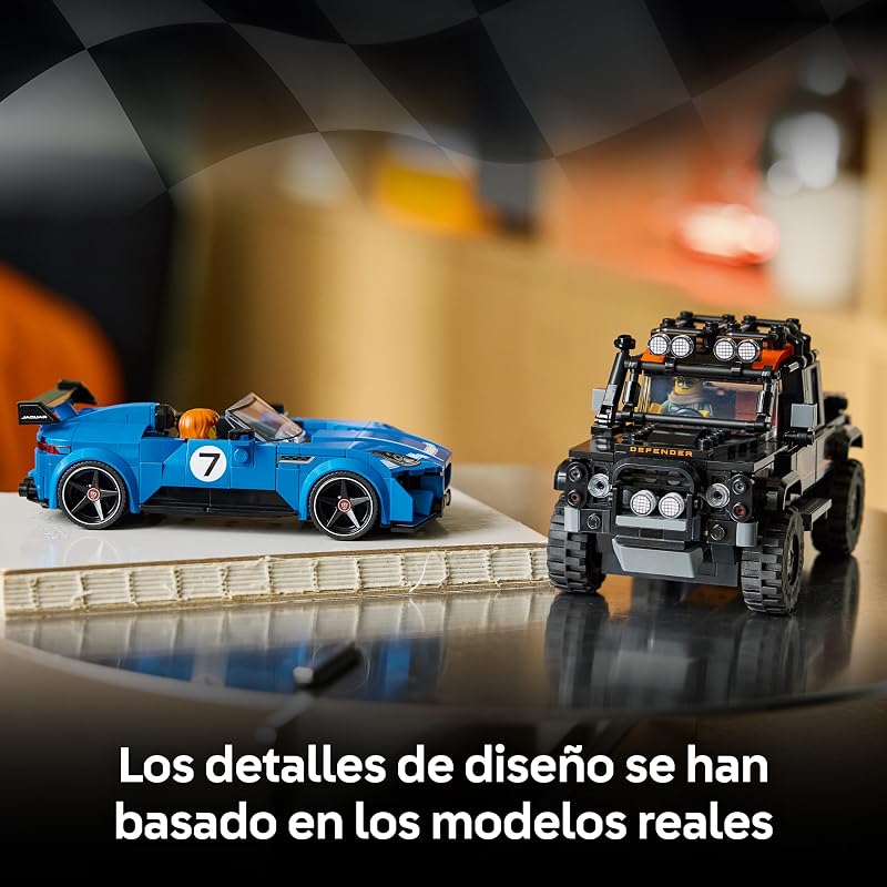 Speed Champions Jaguar Project 7 y Land Rover Defender 77264