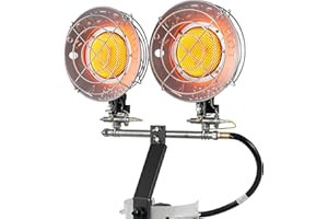 Propane Tank Top Heater, Propane Tank Heater Attachment for Patio, Camping, Garage – Portable for Outdoor Use with 3 Heat Lev