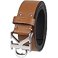 Calvin Klein Men's Casual CK Monogram Cut Out Buckle Belt