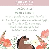Manta Makes Pink Rainbow Birthday Invitations for Girls Kids Party Invites A6 view 2