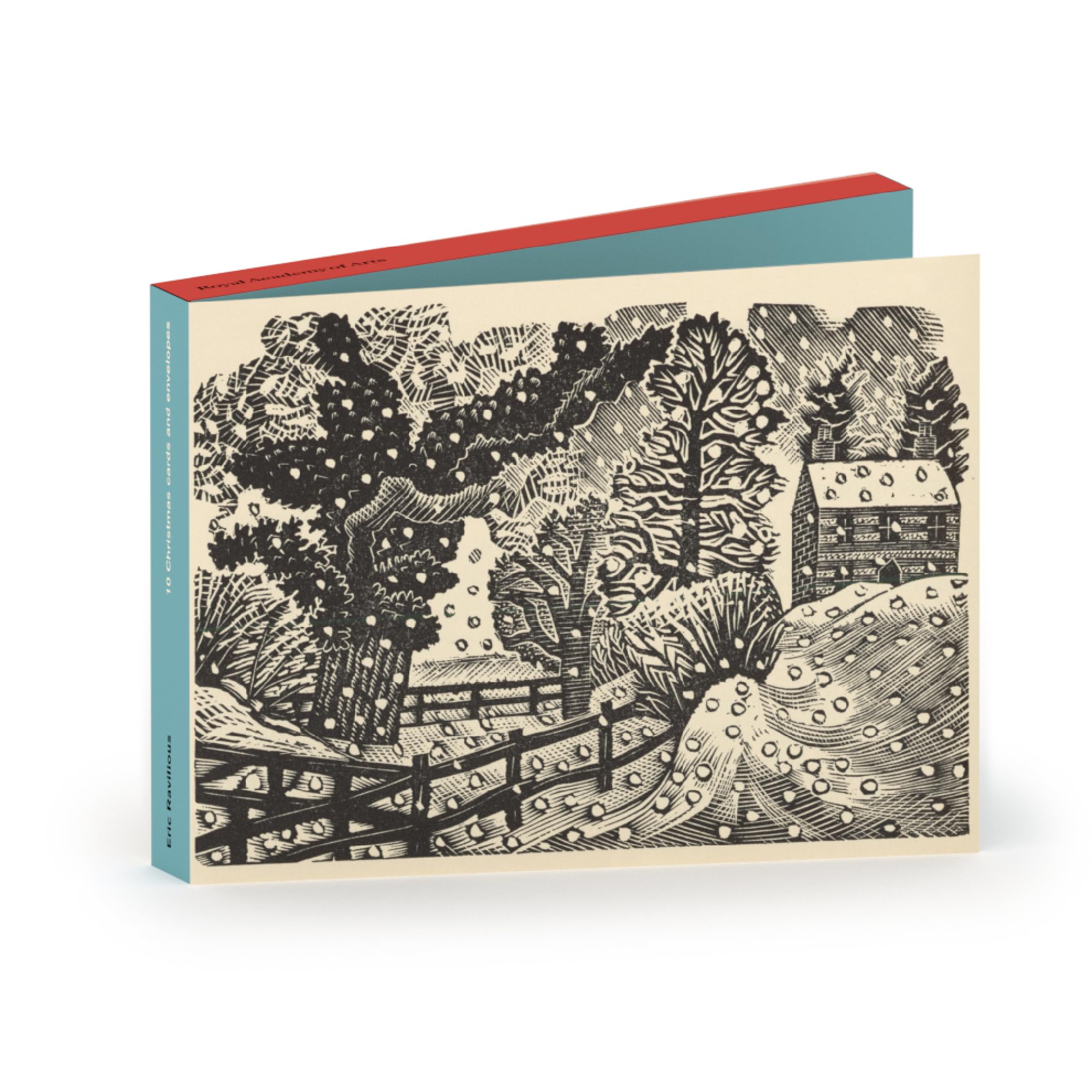 Royal Academy of Arts, Eric Ravilious, Pack of 10 Christmas Cards (17 x 12cm)