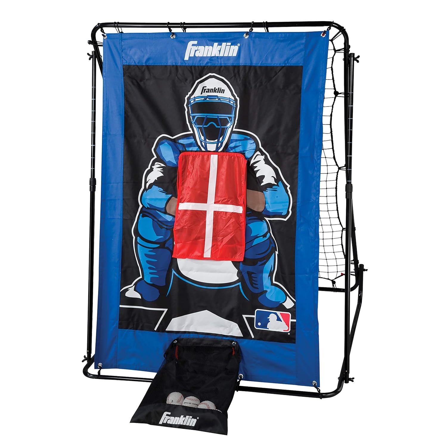 Franklin Sports 2719 MLB 2IN1 Pitch Target & Return Trainer Combo Set